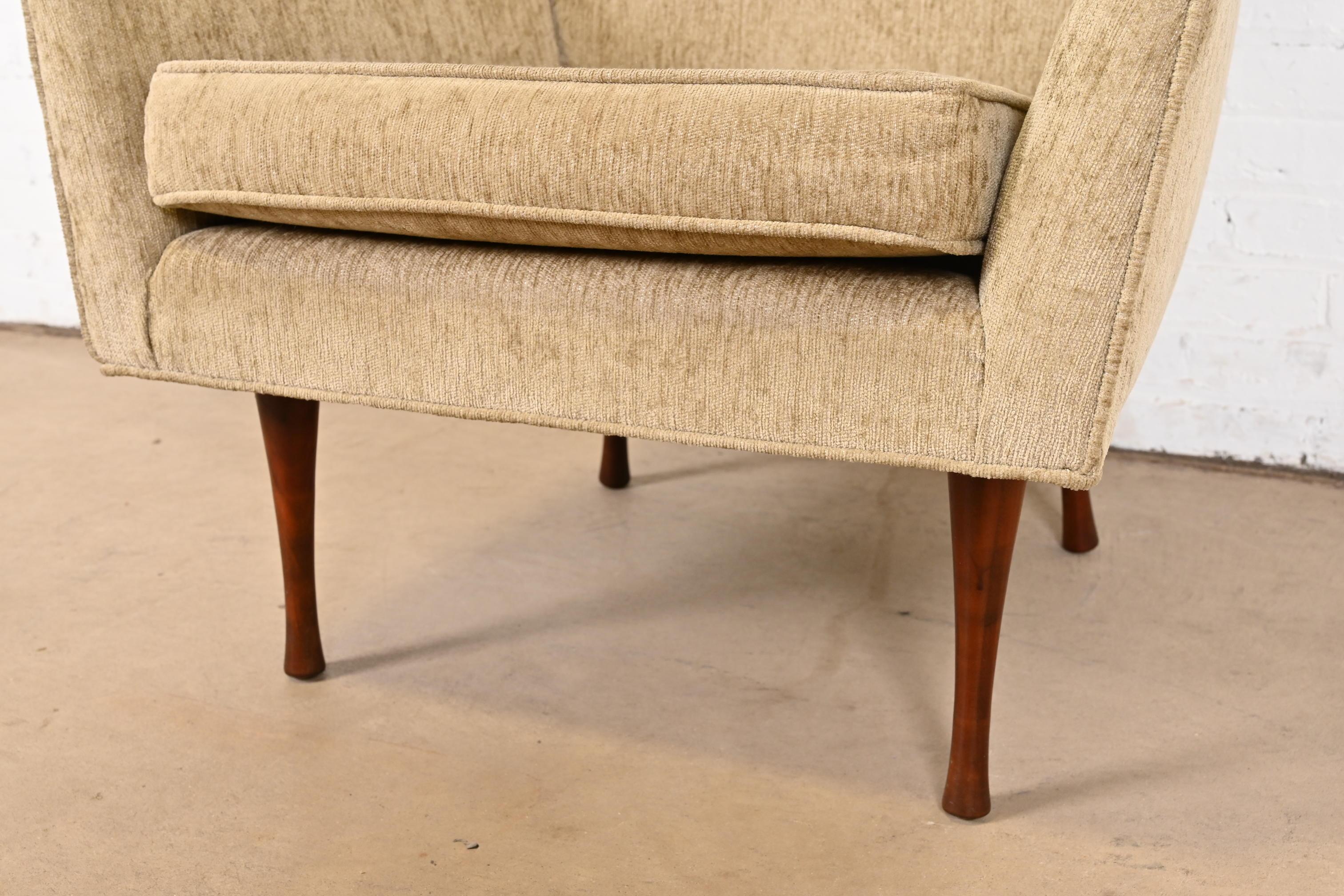 Tissu d'ameublement Paul McCobb pour Widdicomb Symmetric Group fauteuil de salon moderne du milieu du siècle dernier en vente