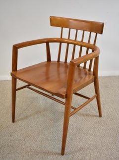 Paul McCobb For Winchendon Furniture Maple Spindle Back Arm Chair