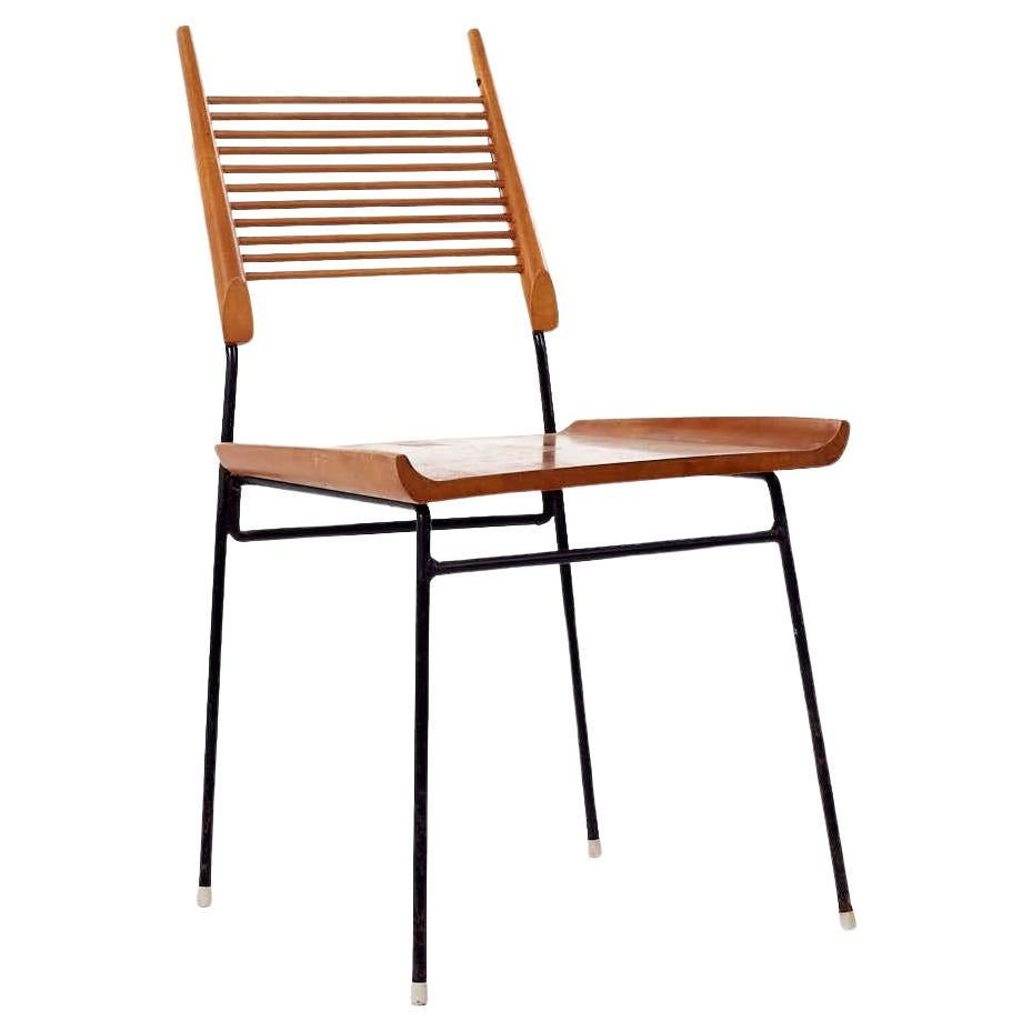 Paul McCobb for Winchendon Mid Century Maple and Iron Model 1533 Shovel Chair (Chaise à pelle)