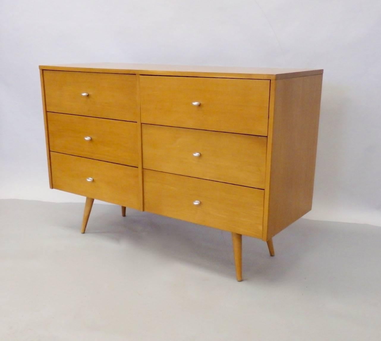 Paul McCobb for Winchendon Original Finish Planner Group Double Dresser In Good Condition In Ferndale, MI