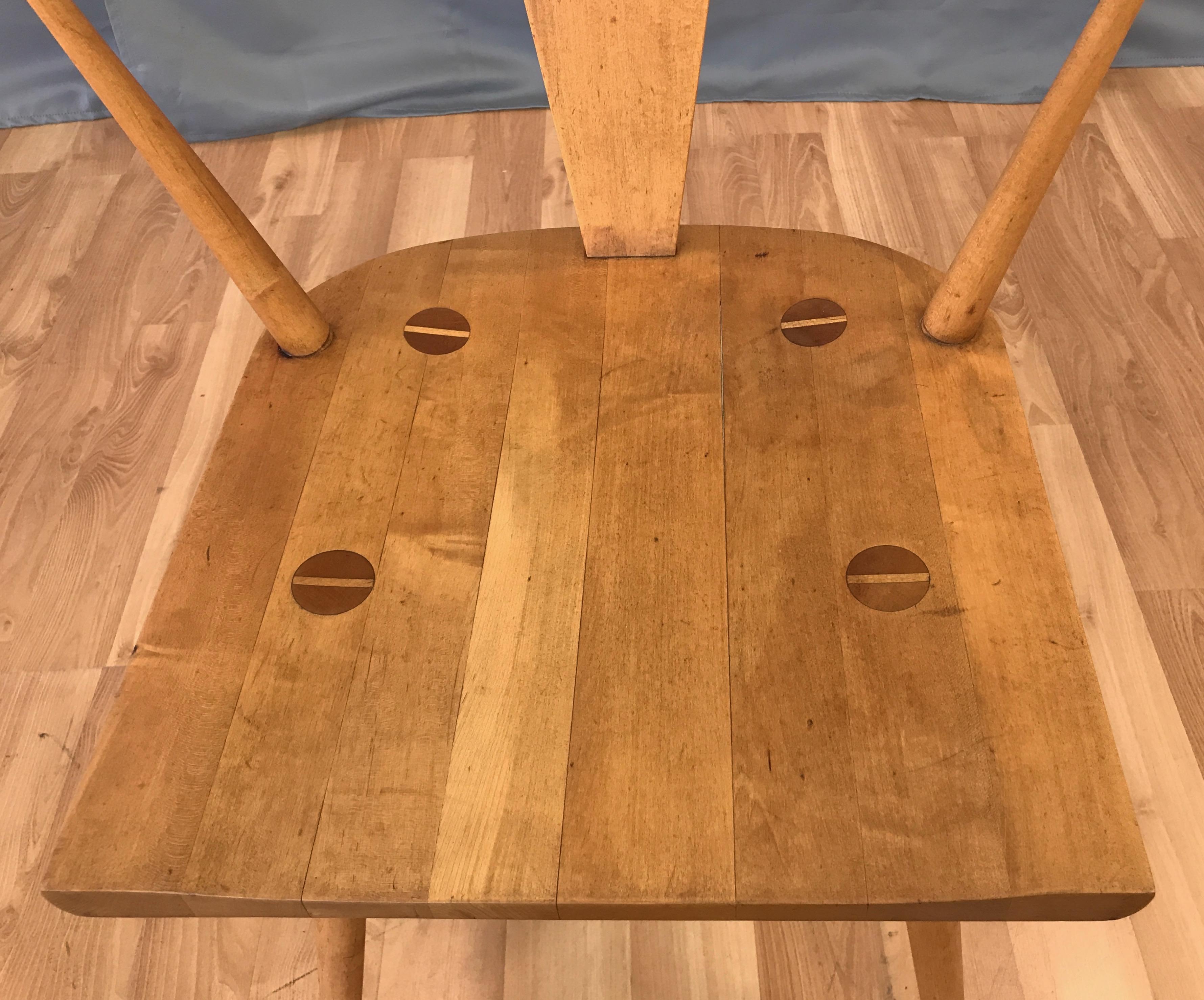 Paul McCobb for Winchendon Planner Group Model 1530 T-Back Maple Armchair, 1950s 3