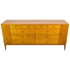 Paul McCobb for Winchendon Twenty-Drawer Chest with Brass Pulls