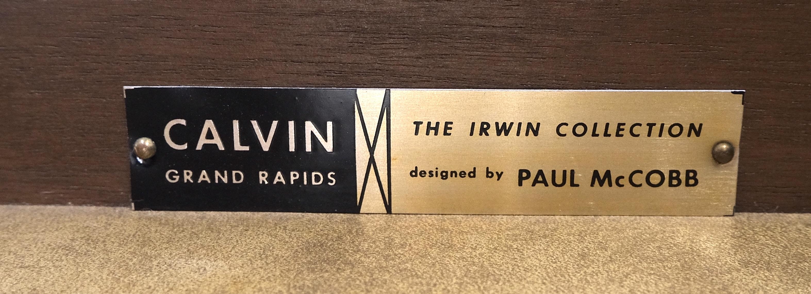 Commode haute pour homme Paul McCobb Calvin Furniture collection Irwin MINT en vente 4