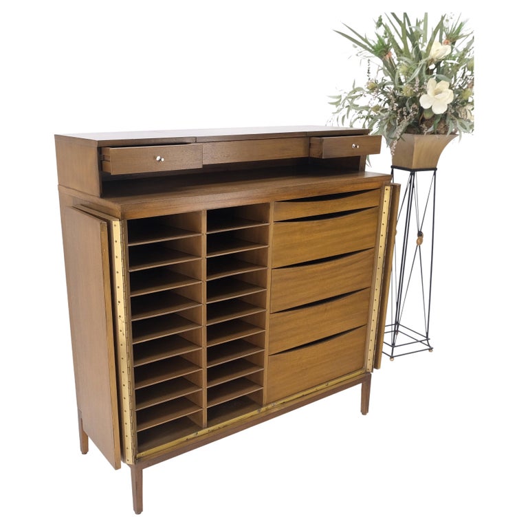 calvin brown 6 drawer dresser Paul Mccobb for Calvin Linear 3 Piece Mid Century Modern Vanity Dre... –  MOD CITY MADNESS main image 0