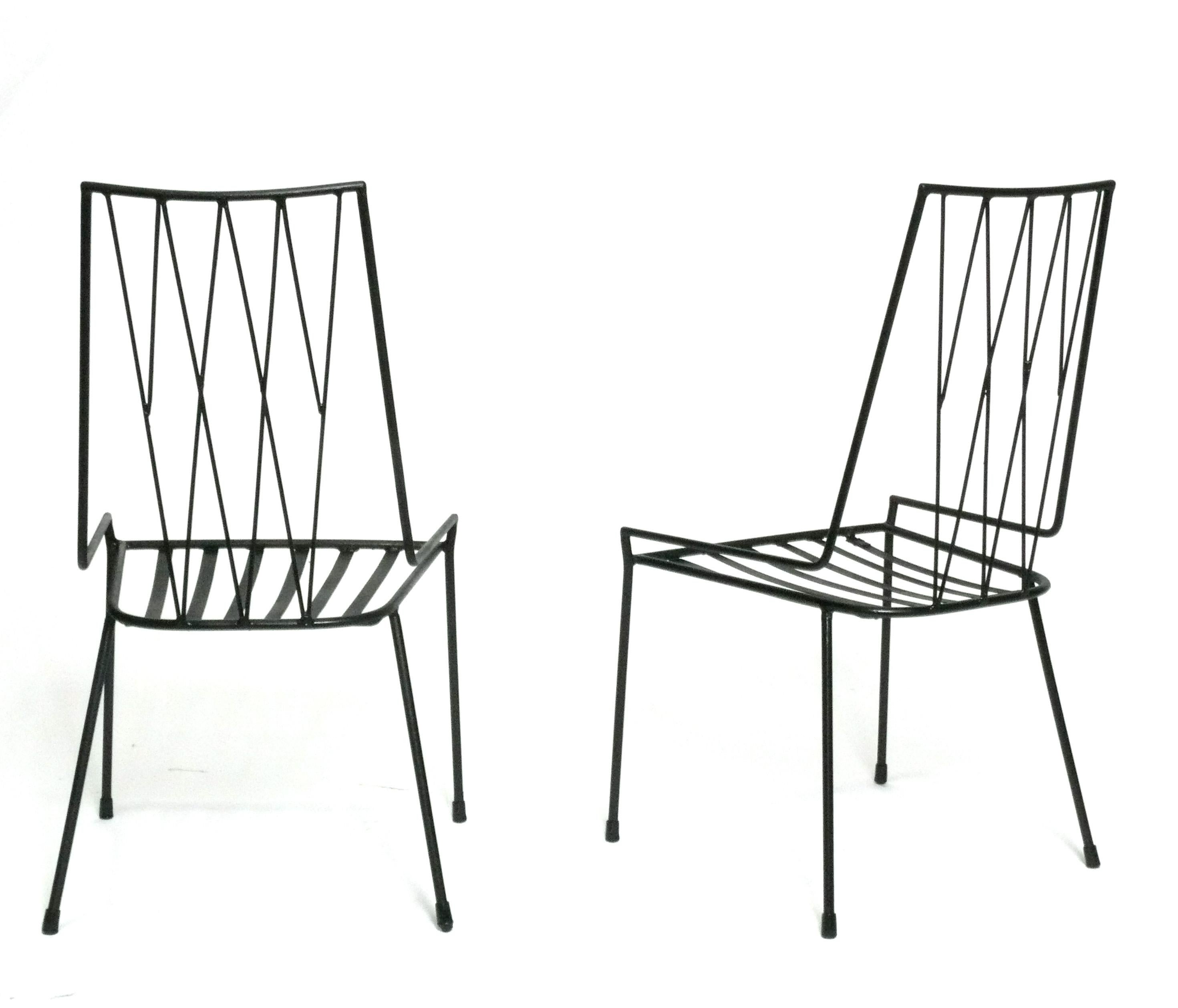Set da pranzo in ferro Paul McCobb Collezione Pavilion per Arbuck da interno o da esterno in vendita 3