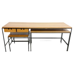 Paul McCobb Iron Leg Nesting Tische mit Schubladen
