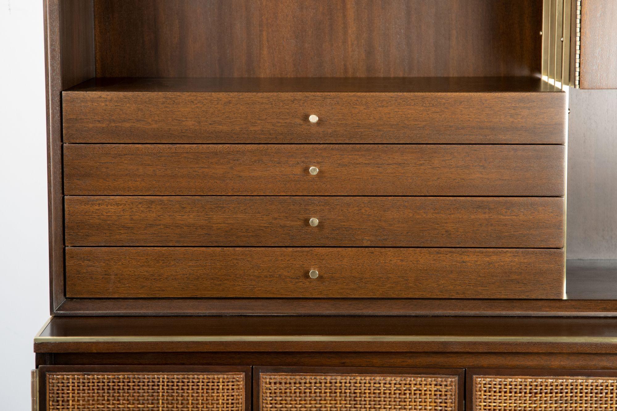 Paul McCobb Irwin Collection Cane Front Cabinet Model C8506 for Calvin 1952 5