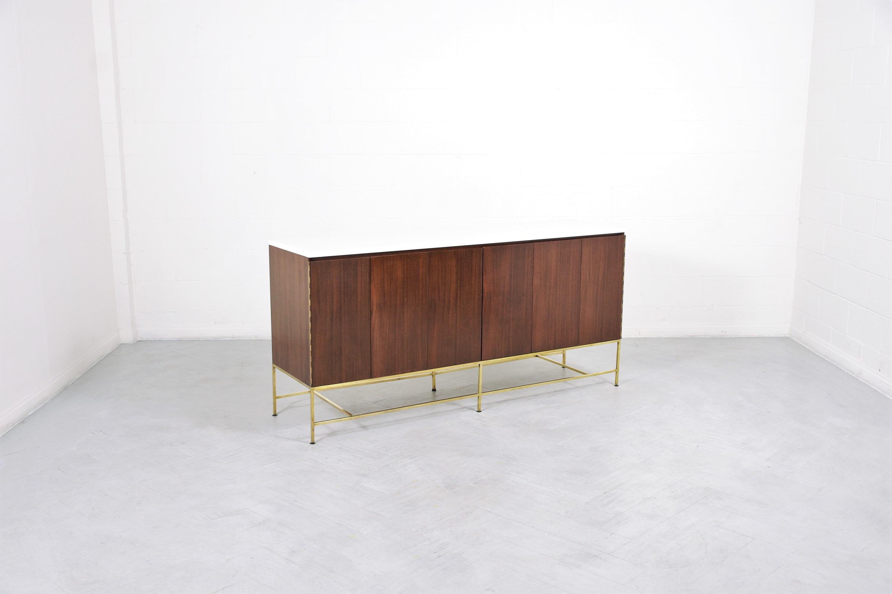 Vintage Paul McCobb Credenza: A Masterpiece of Mid-Century Modern Elegance For Sale 1