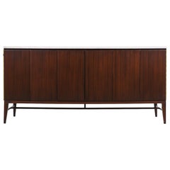 Paul McCobb "Irwin Collection" Dresser with Bi-Folding Doors & Marble Top