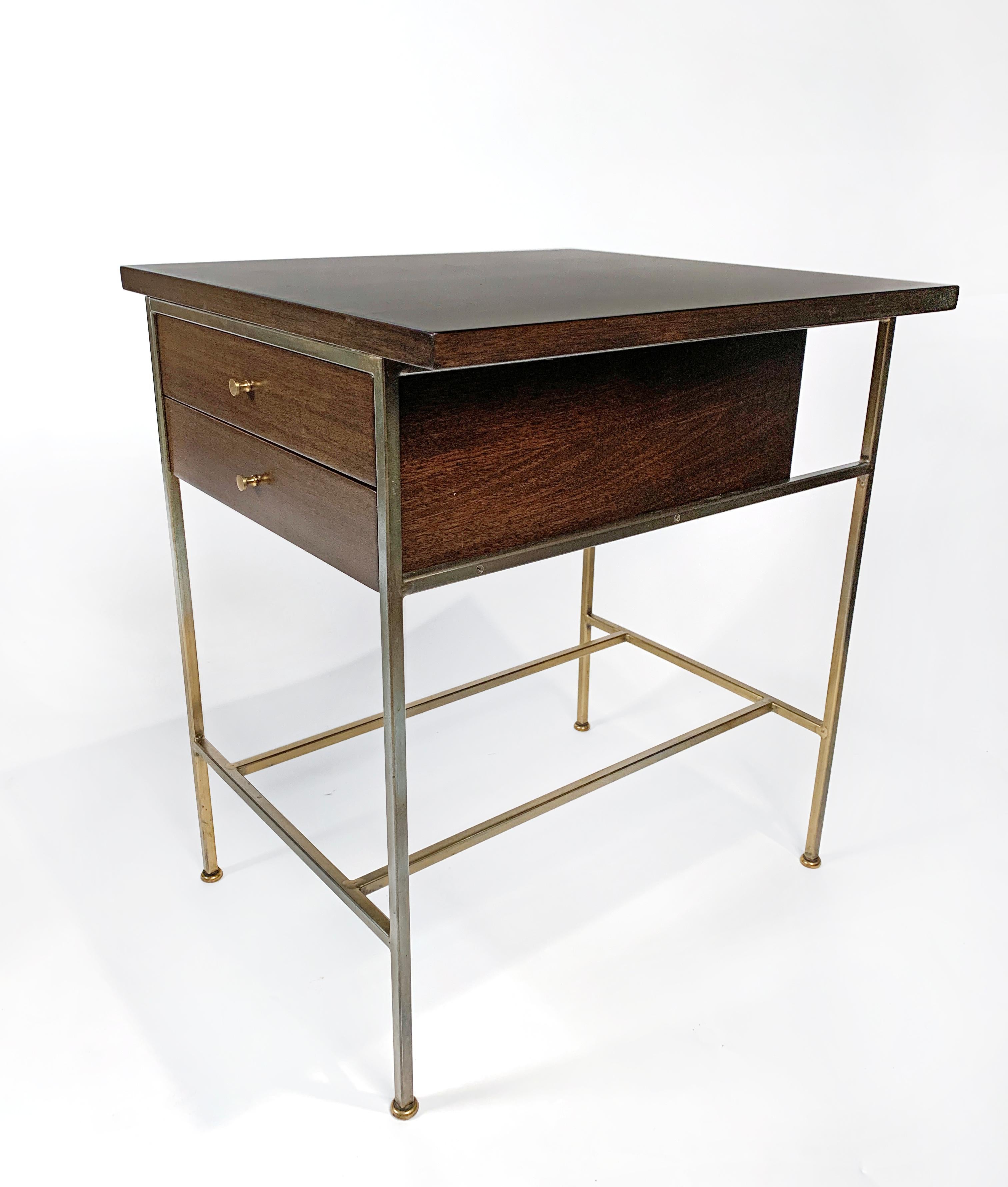 Paul McCobb Irwin Collection Mahogany End Tables or Nightstands In Good Condition In Dallas, TX