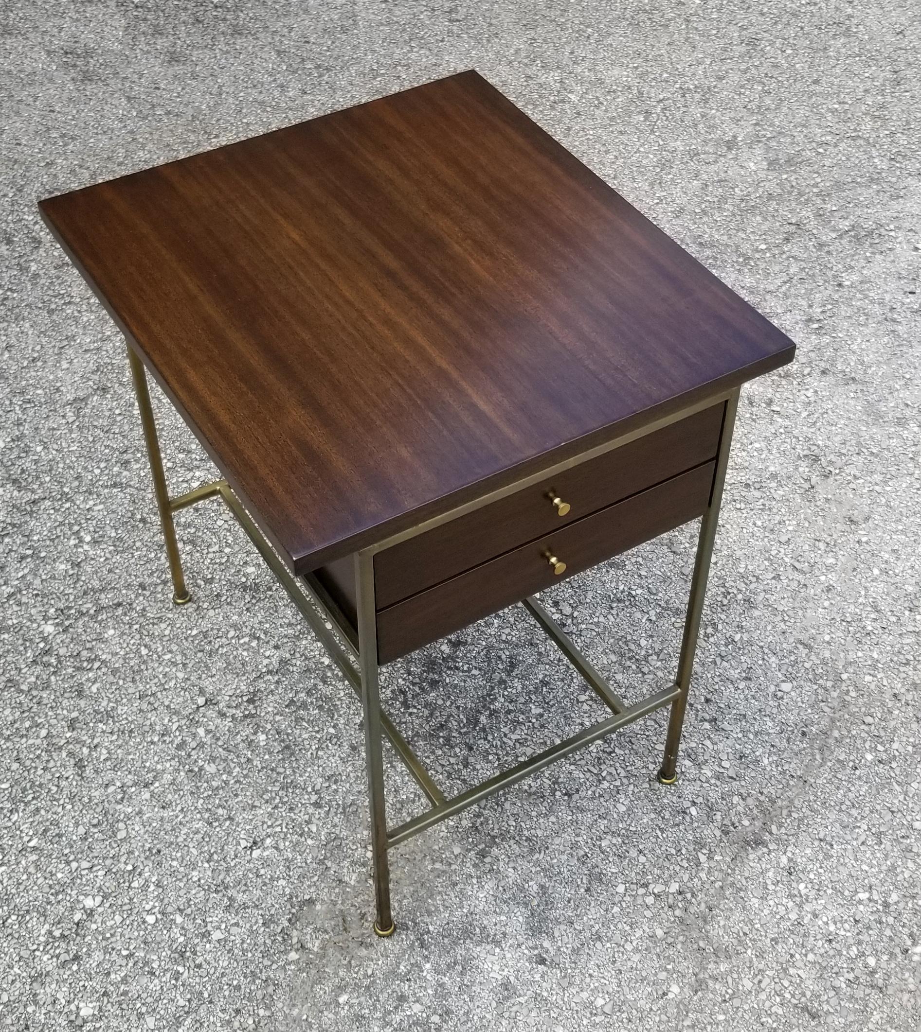 Paul McCobb Irwin Collection Mahogany End Tables or Nightstands 4