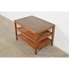 Paul McCobb Irwin Collection Mahogany Three-Tier Side Table, 1950s