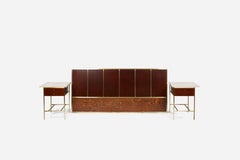 Paul McCobb King-Size Brass Frame Headboard