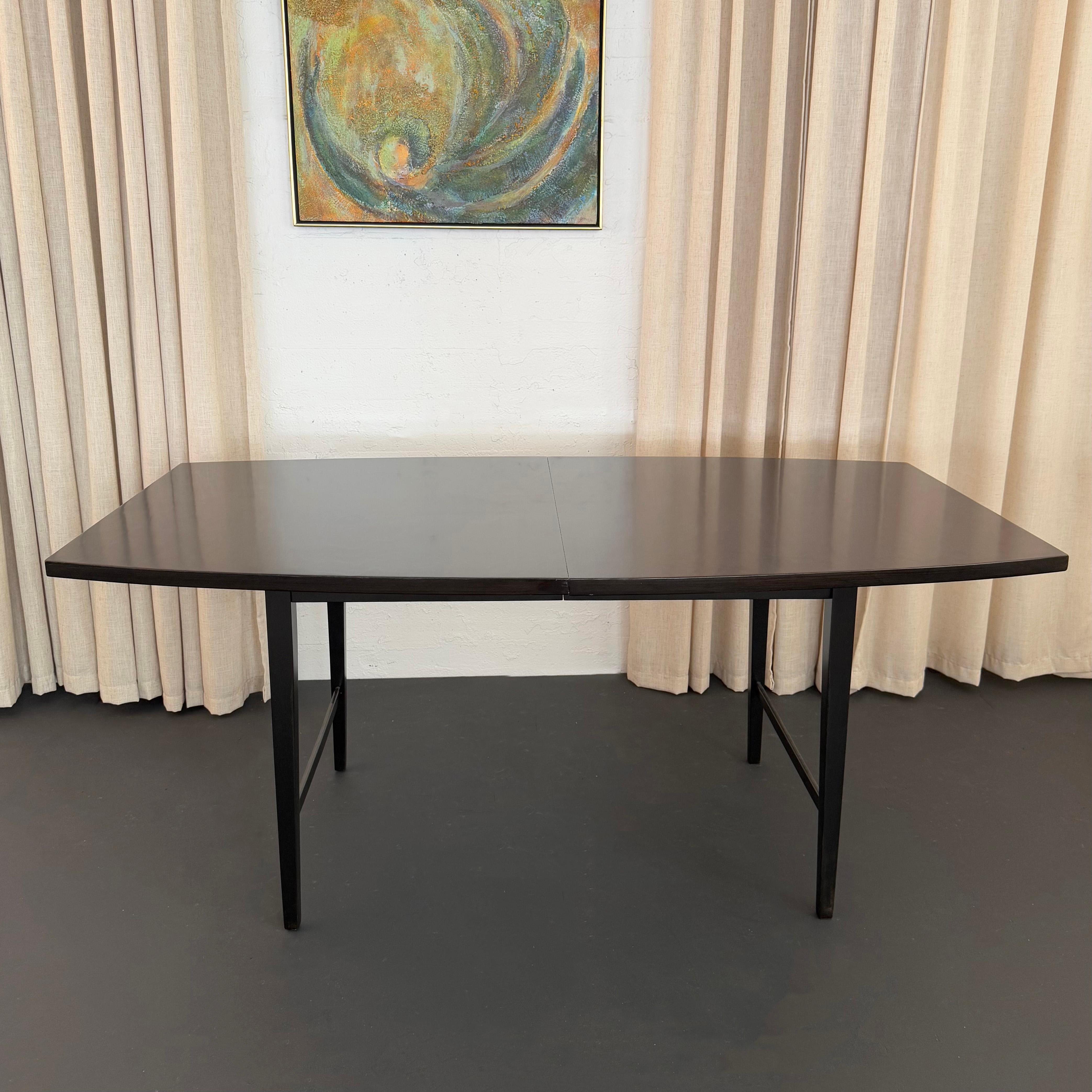 Mid-Century Modern Paul McCobb Lacquered Beech Extension Dining Table For Perimeter, Winchendon For Sale