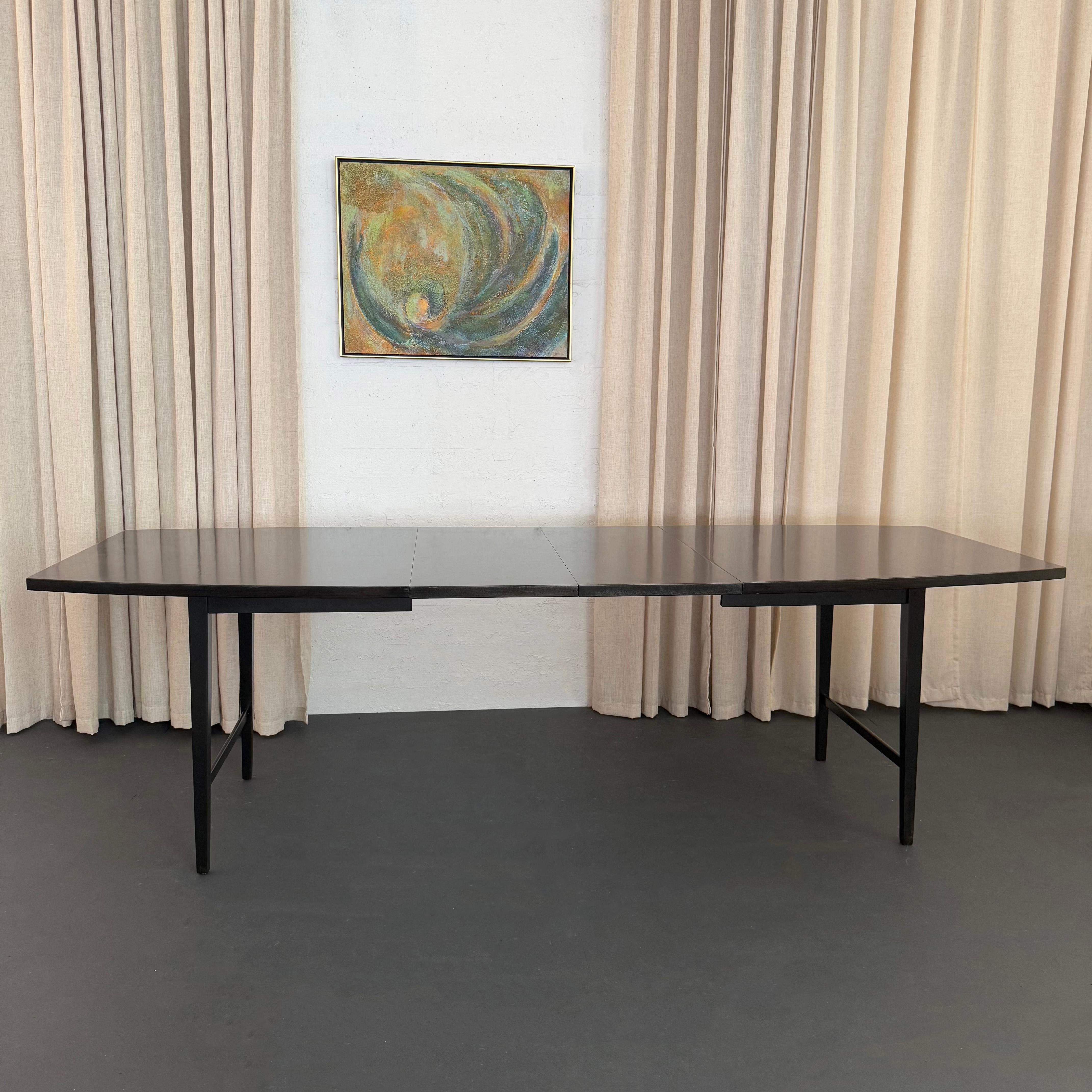 20th Century Paul McCobb Lacquered Beech Extension Dining Table For Perimeter, Winchendon For Sale