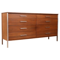 Paul McCobb "Linear Group" Dresser w/ Steel Accents for Calvin Furniture