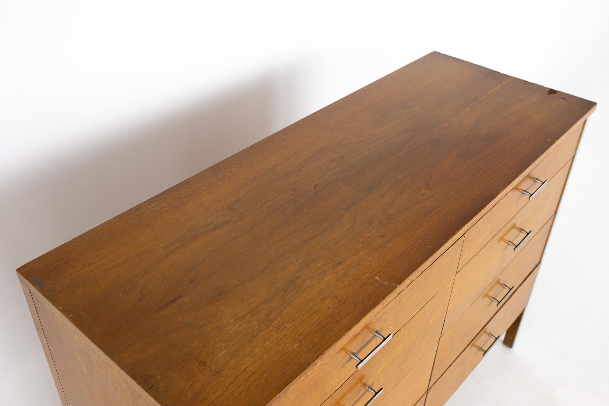 American Paul McCobb Linear Mid Century 8 Drawer Dresser