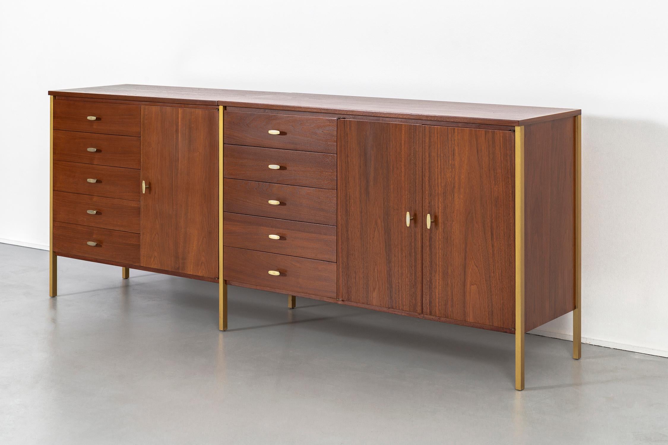 Mid-Century Modern Paul McCobb Living Wall Collection Credenza For Sale