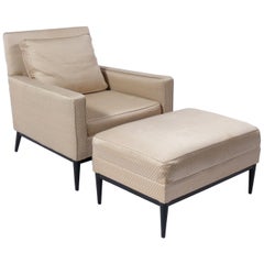 Paul McCobb Lounge Chair and Ottoman