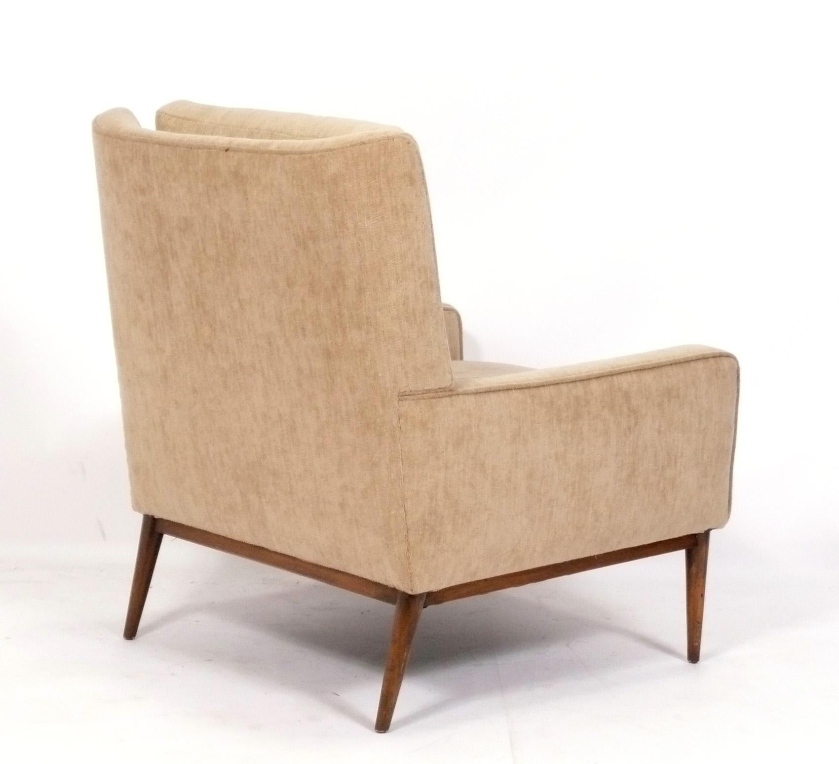 Paul McCobb Lounge Chair neu lackiert und neu gepolstert  (amerikanisch) im Angebot