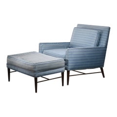 Paul McCobb Lounge Chair with Ottoman for Calvin, American, 1950s