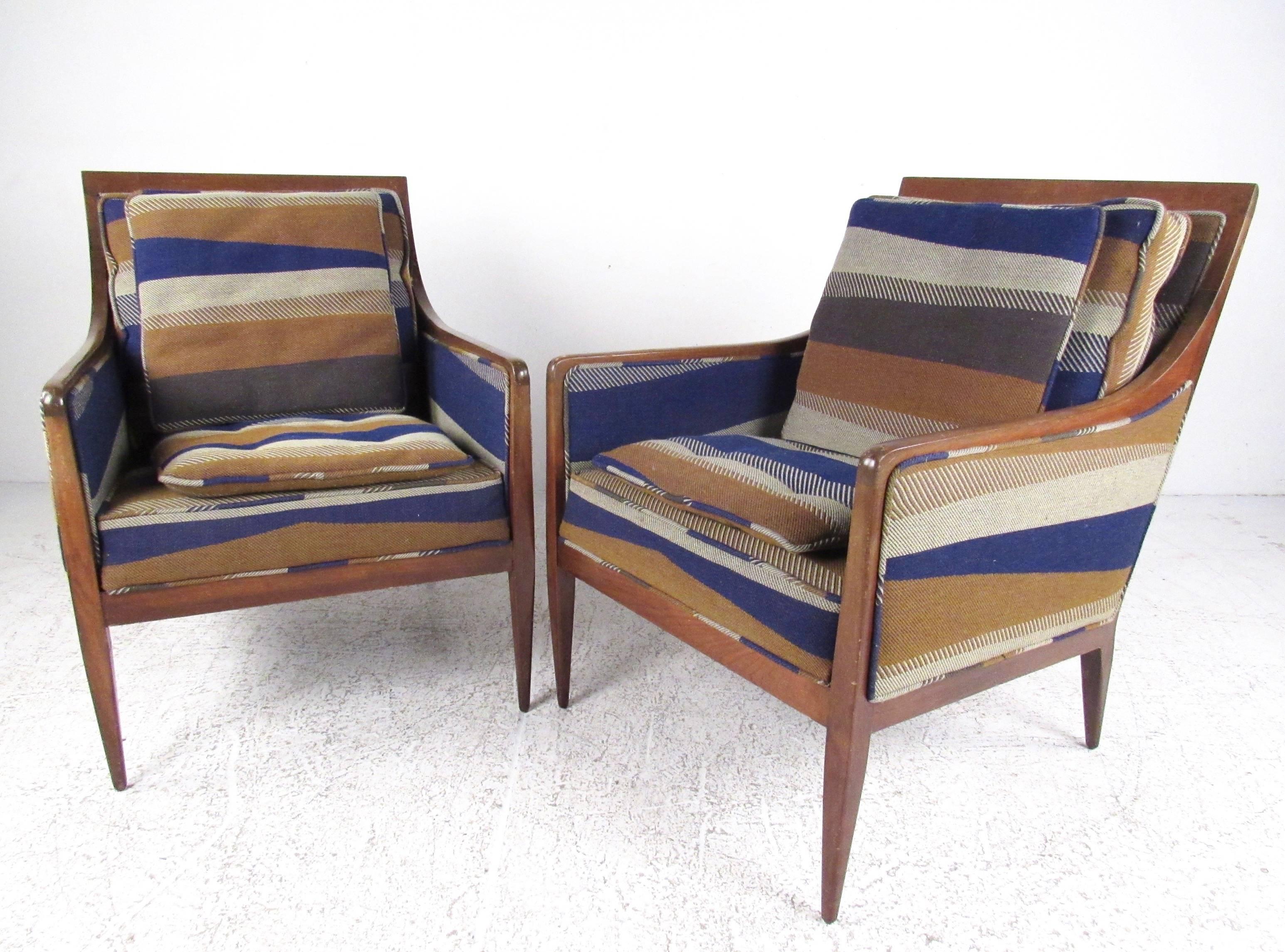 Mid-Century Modern Paul McCobb Lounge Chairs for Calvin Group