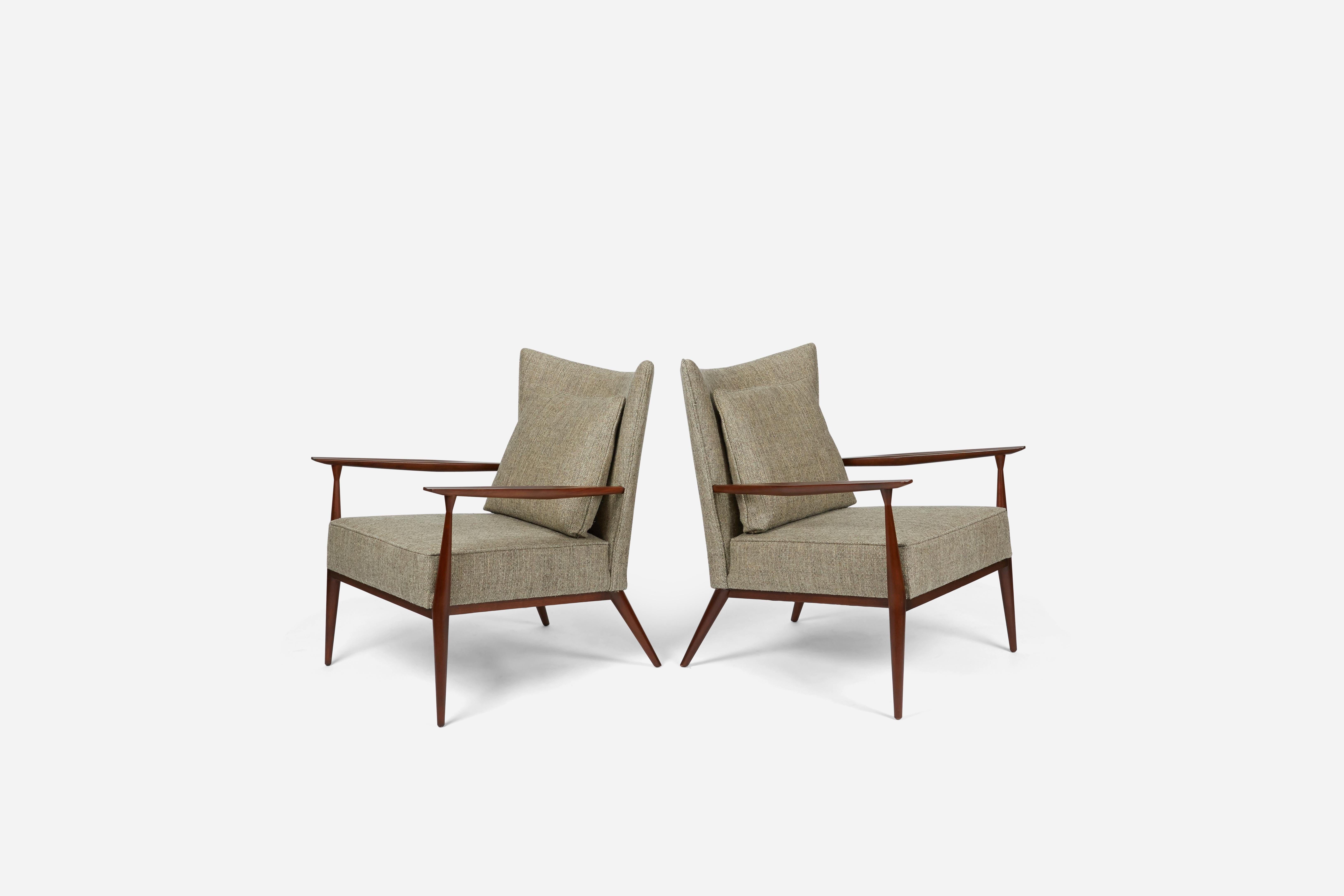 Mid-Century Modern Paul McCobb Lounge Chairs Model #1328, circa 1955
