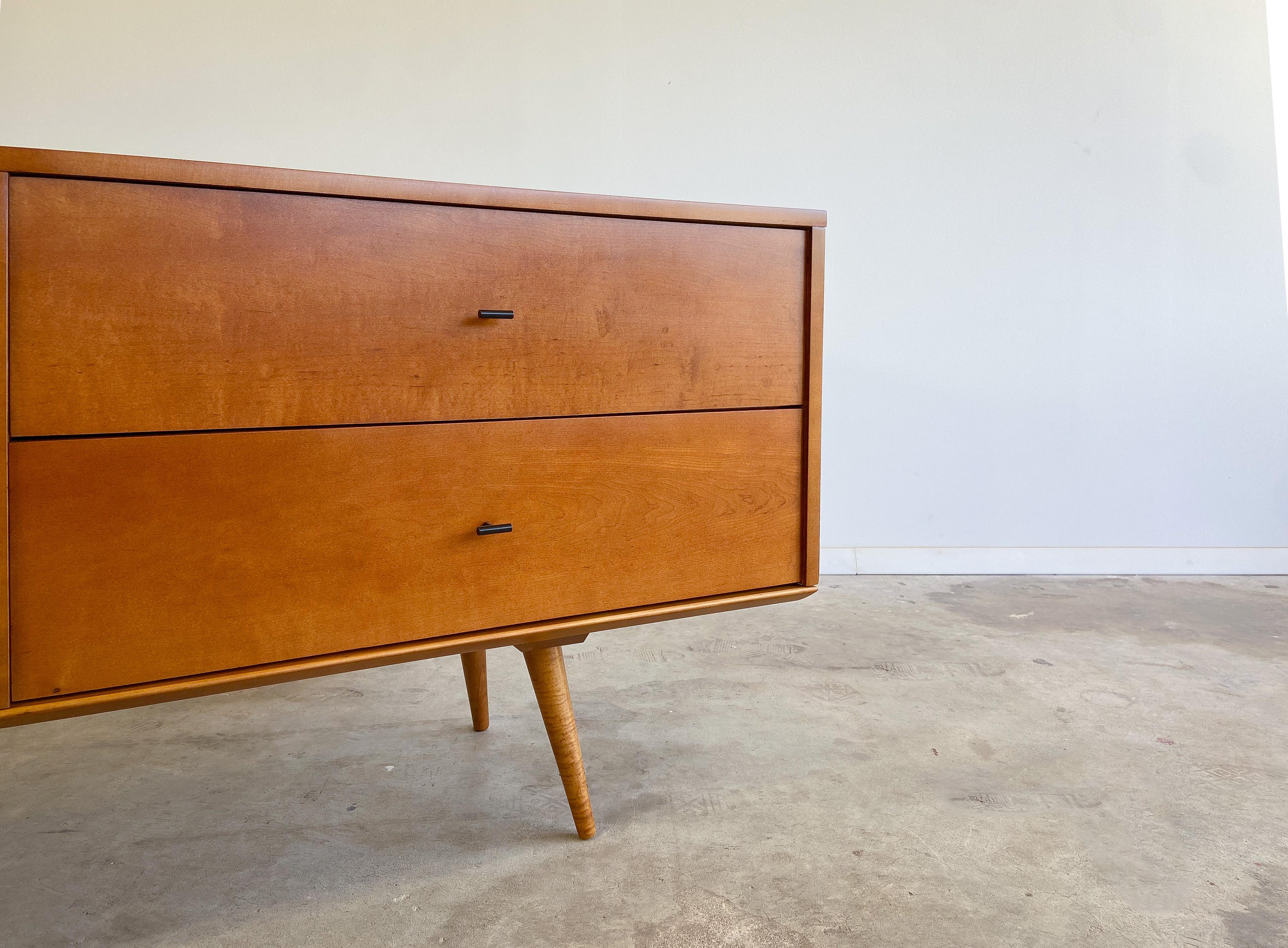 Fer Crédence ou commode basse Paul McCobb, Groupe Planner, années 1950 en vente