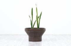 Paul McCobb M-3 Brown Ceramic Glaze Planter for Architectural Pottery