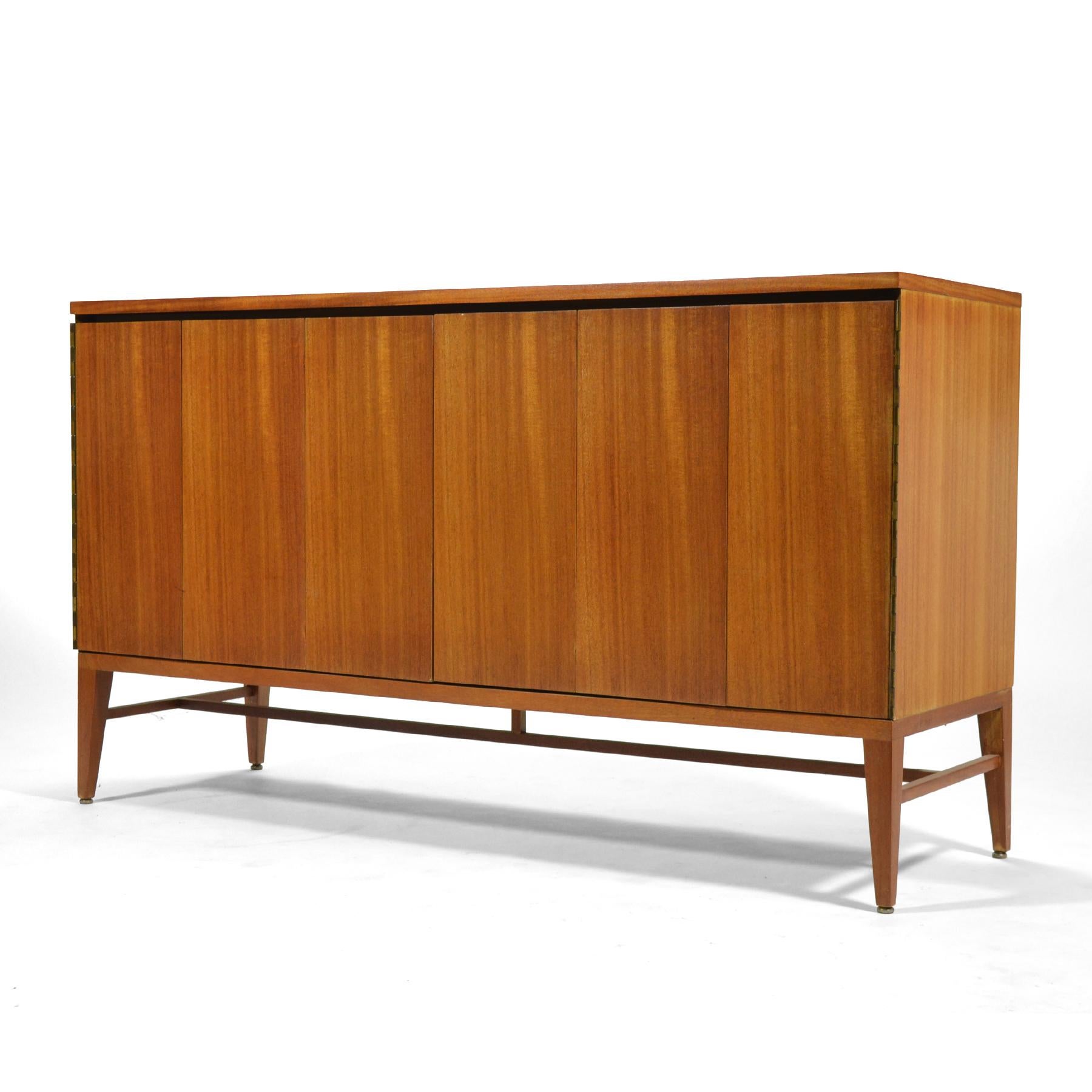 American Paul McCobb Mahogany Credenza For Sale
