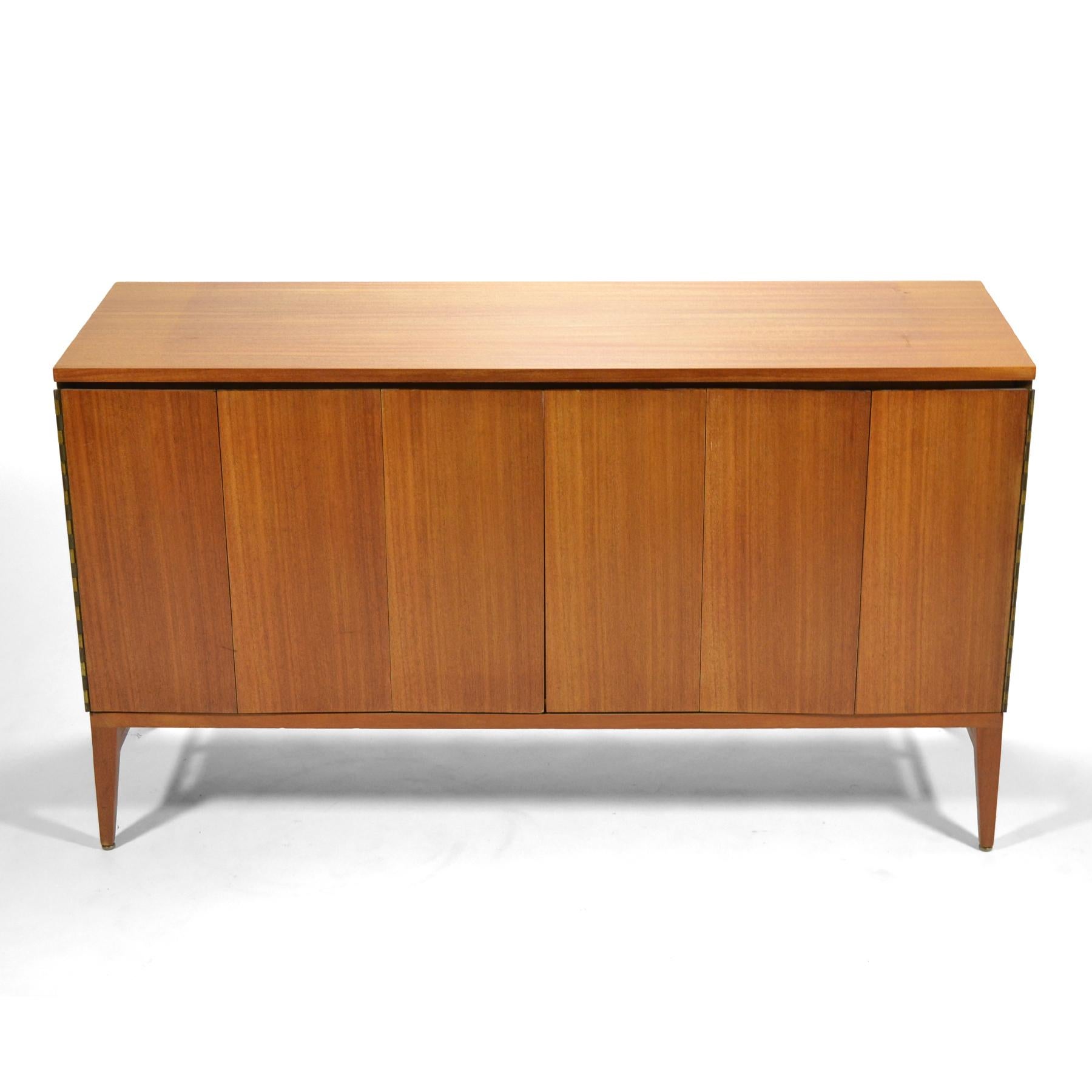 Paul McCobb Mahogany Credenza In Good Condition For Sale In Highland, IN