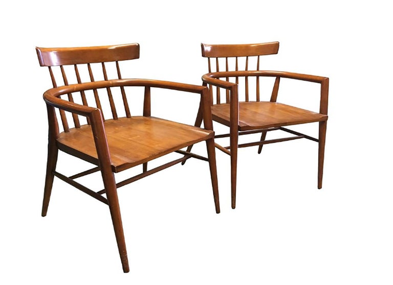 Mid-Century Modern Paul McCobb Maple Armchairs for Winchendon For Sale