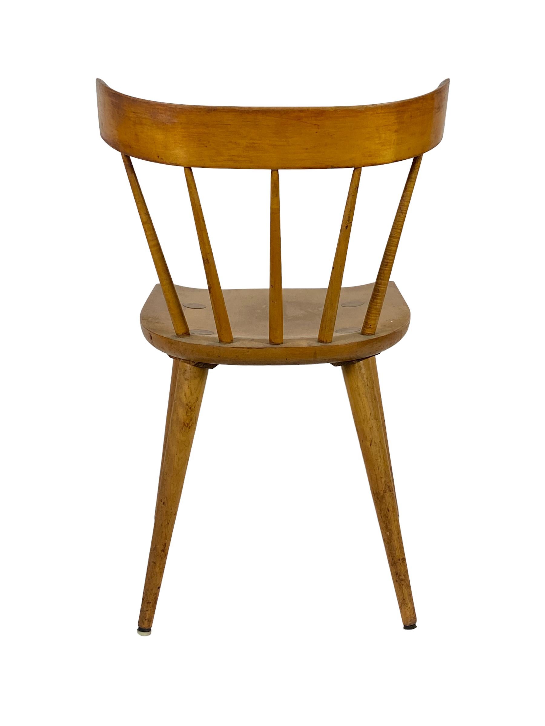 Mid-Century Modern Paul McCobb Maple Dining Chair