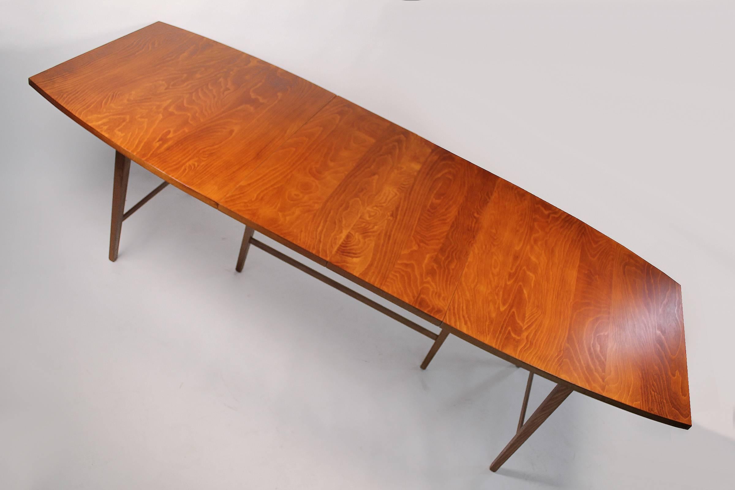 Mid-Century Modern Paul McCobb Maple Perimeter Group Dining Table for Winchendon