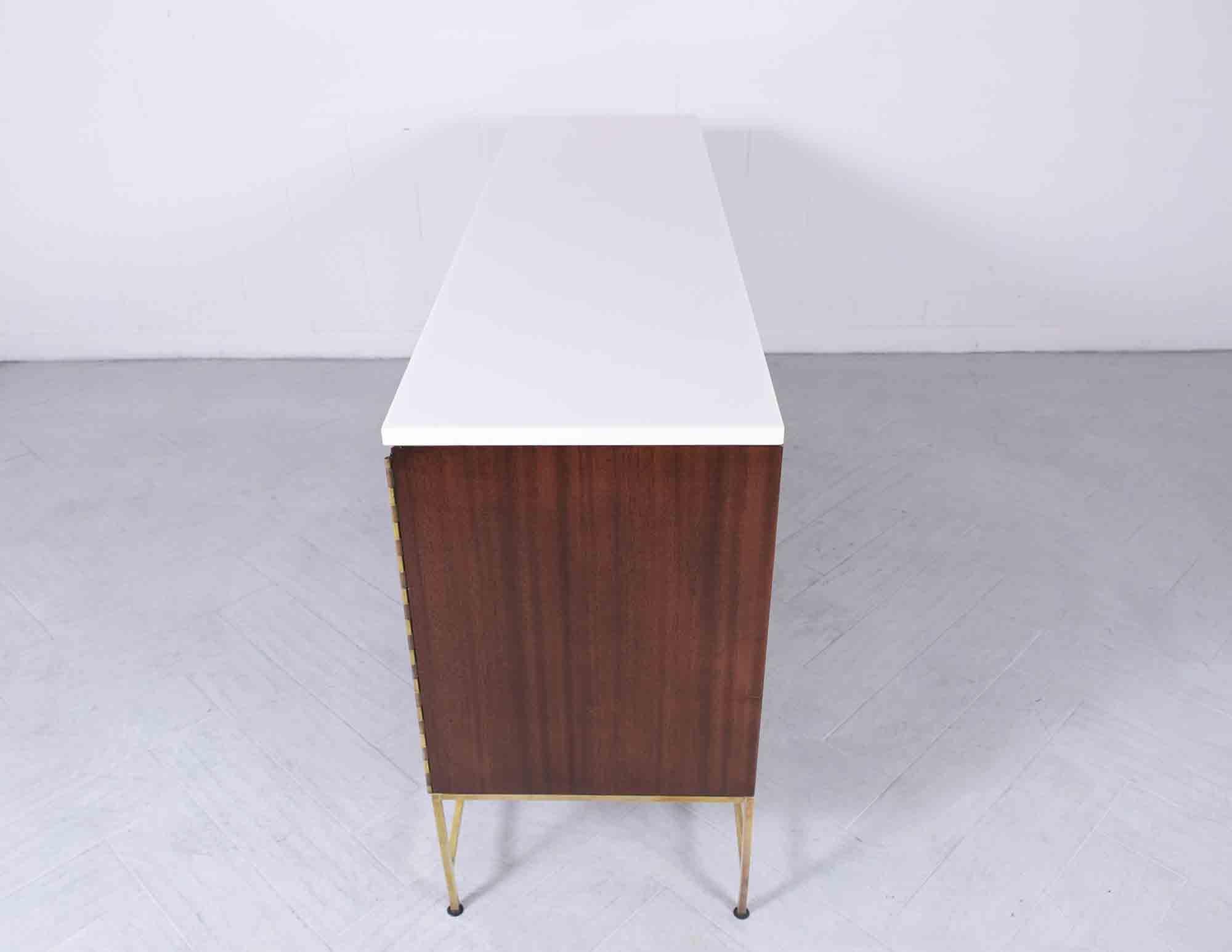 Vintage Paul McCobb Credenza: A Masterpiece of Mid-Century Modern Elegance For Sale 7