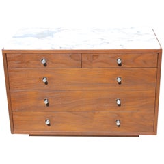 Vintage Paul McCobb Marble-Top Dresser for H. Sacks & Sons