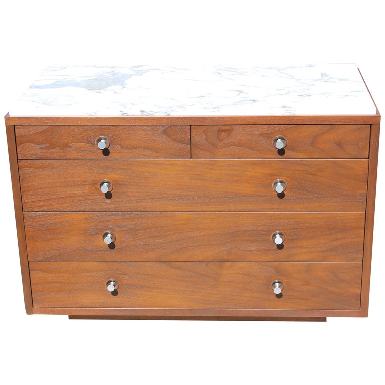 Paul McCobb MarbleTop Dresser for H. Sacks and Sons at 1stDibs