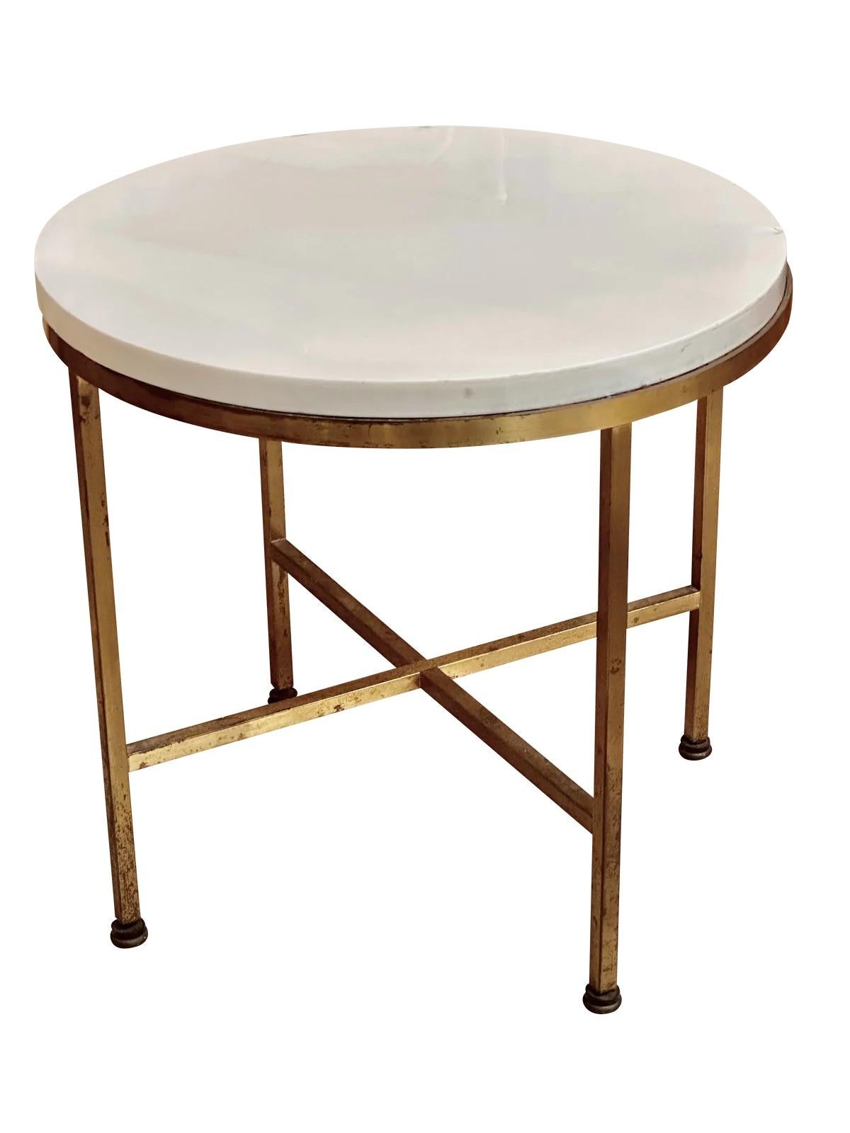 Paul McCobb Marble Top Side Table In Good Condition In Charlottesville, VA
