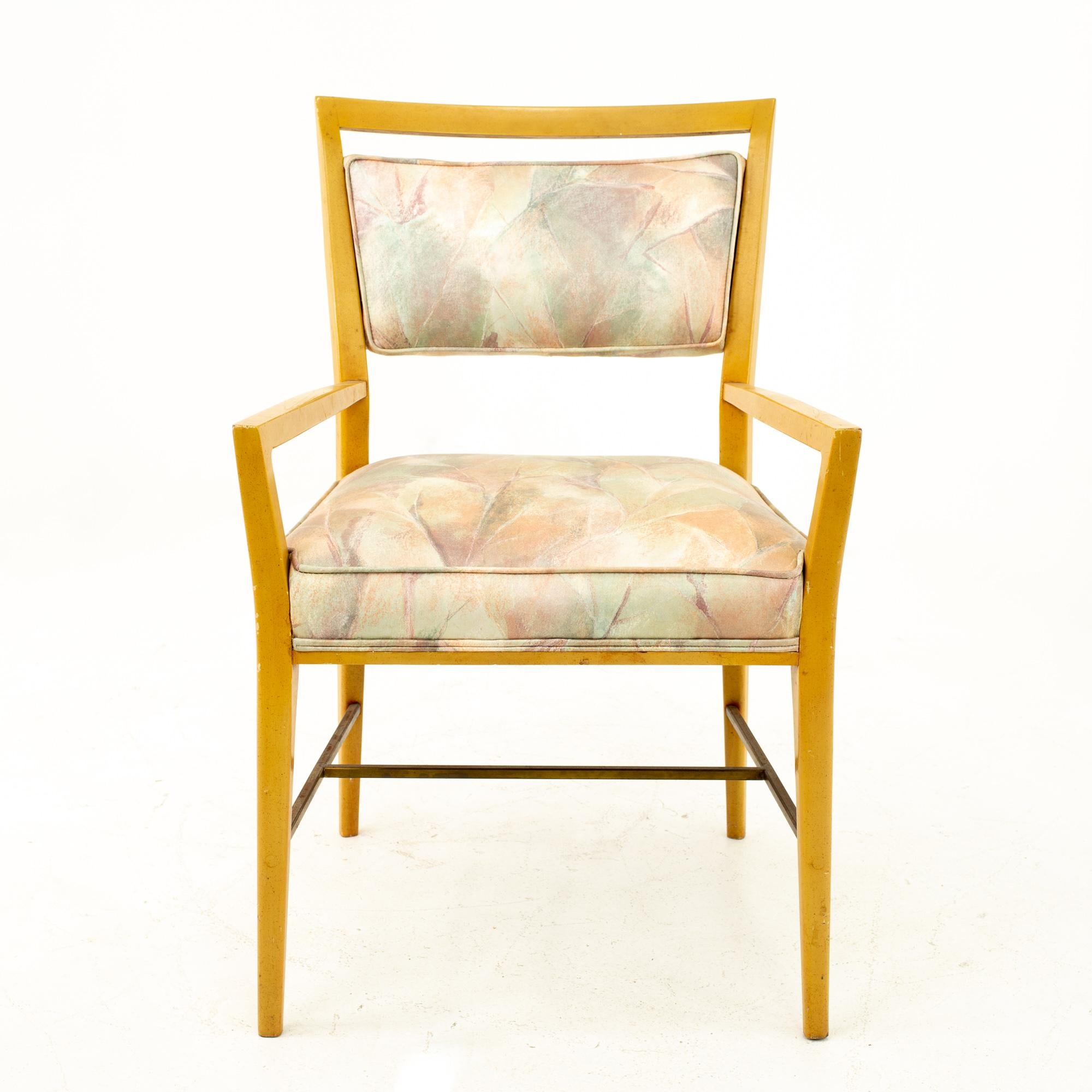 Paul McCobb Mid Century Blonde Upholstered Dining Chairs, Set of 6 In Excellent Condition In Countryside, IL