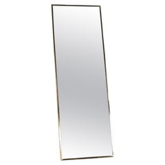 Paul McCobb Mid Century Brass Large Framed Mirror