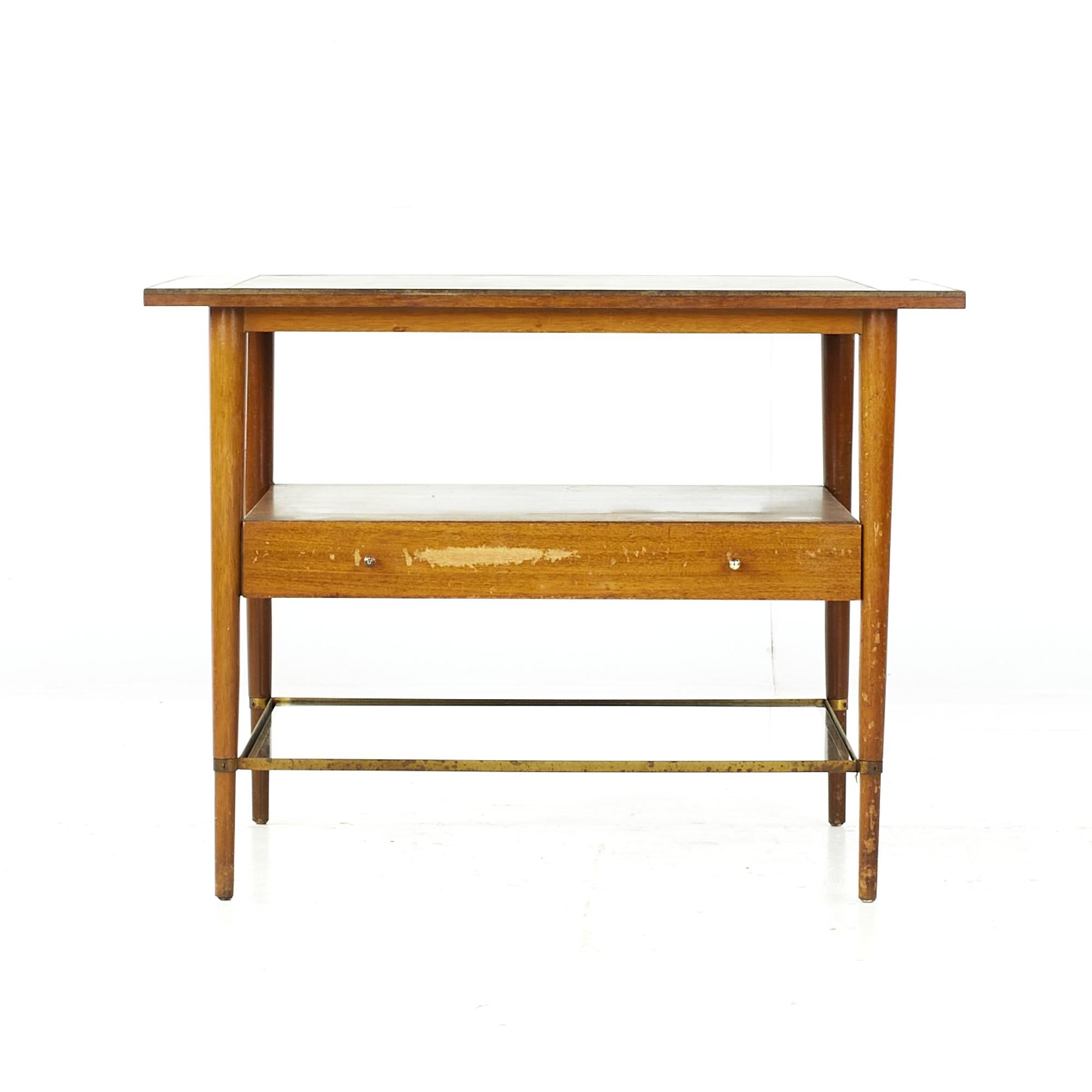 Paul McCobb Connoisseur midcentury side end table.

This side table measures: 32 wide x 26 deep x 24.25 inches high.

All pieces of furniture can be had in what we call restored vintage condition. That means the piece is restored upon purchase