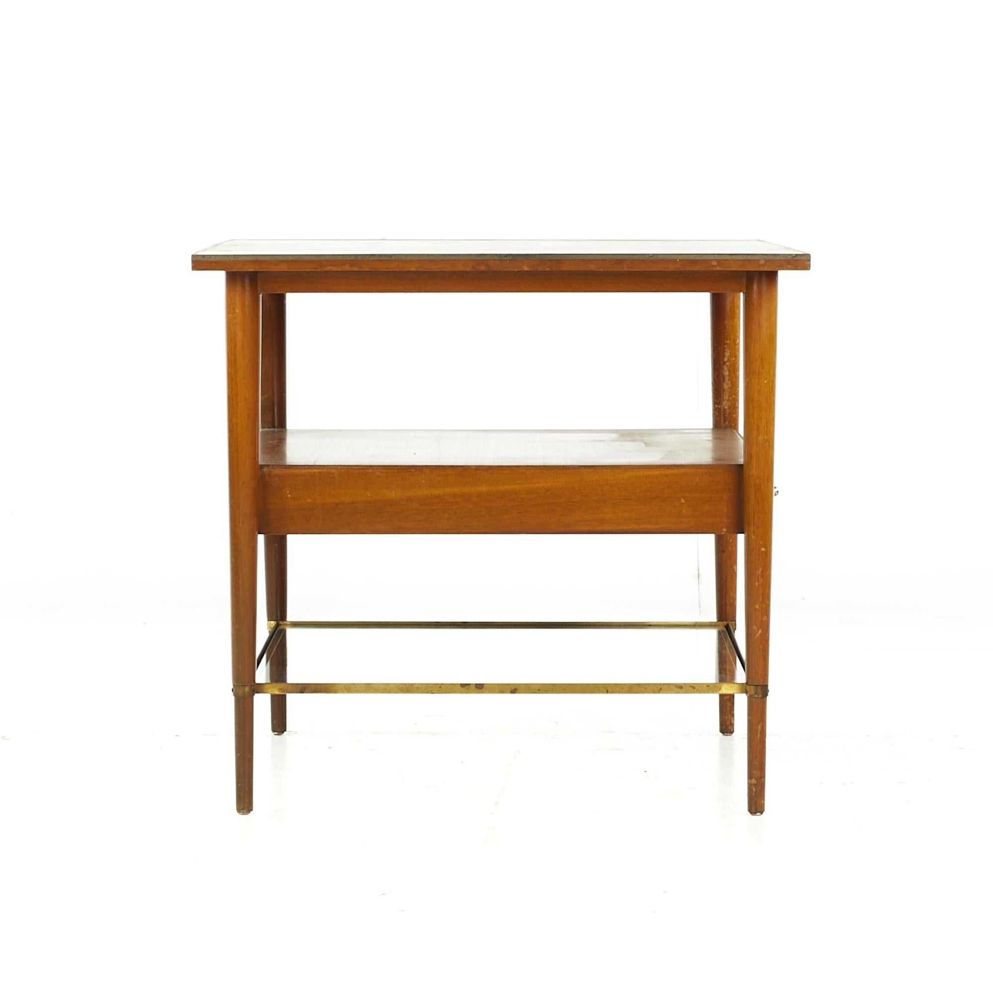 Late 20th Century Paul McCobb Mid-Century Connoisseur Side End Table For Sale