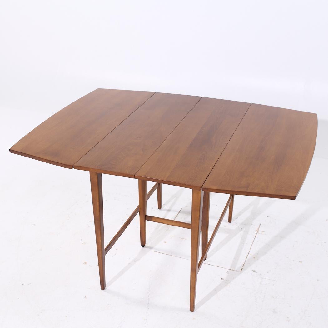Paul McCobb Mid Century Drop Leaf Dining Table (table à manger à abattant) en vente 3
