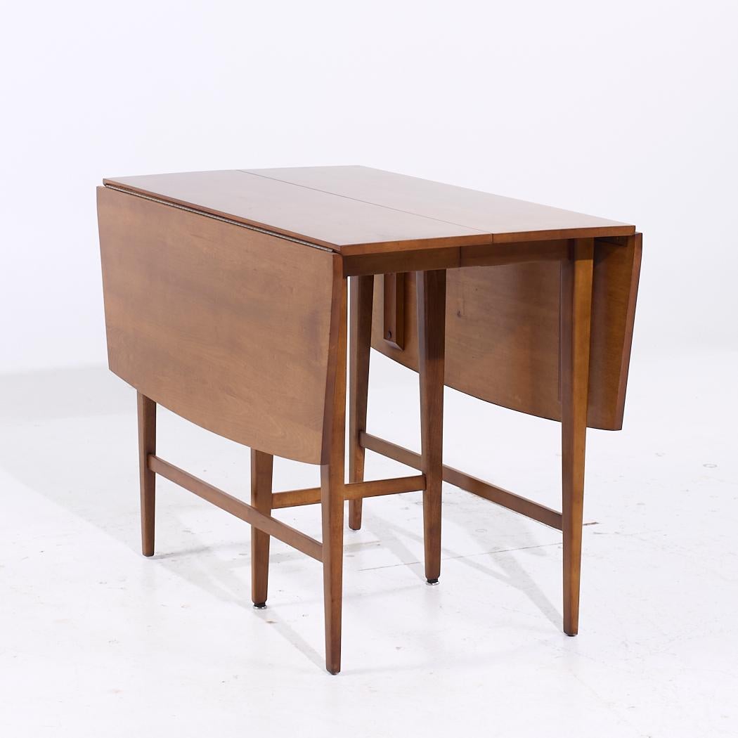 Américain Paul McCobb Mid Century Drop Leaf Dining Table (table à manger à abattant) en vente