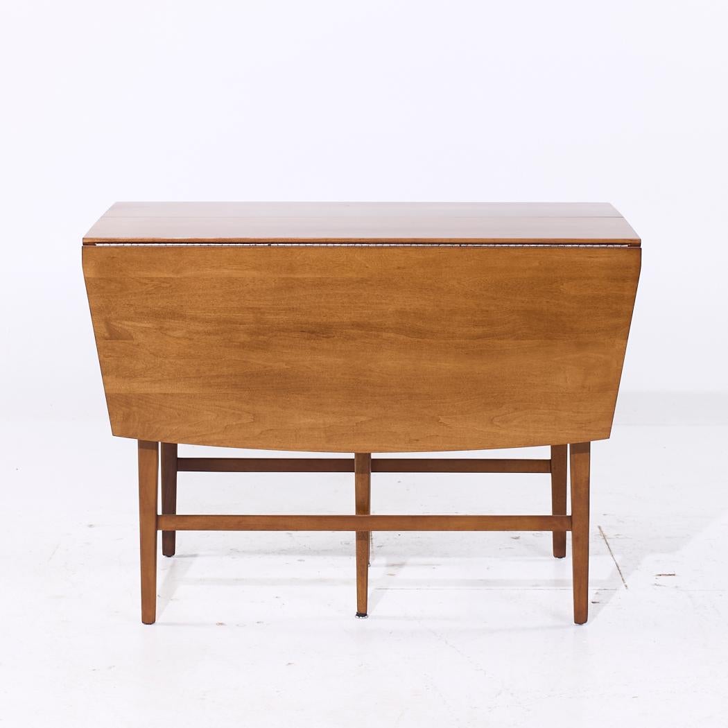 Bois Paul McCobb Mid Century Drop Leaf Dining Table (table à manger à abattant) en vente