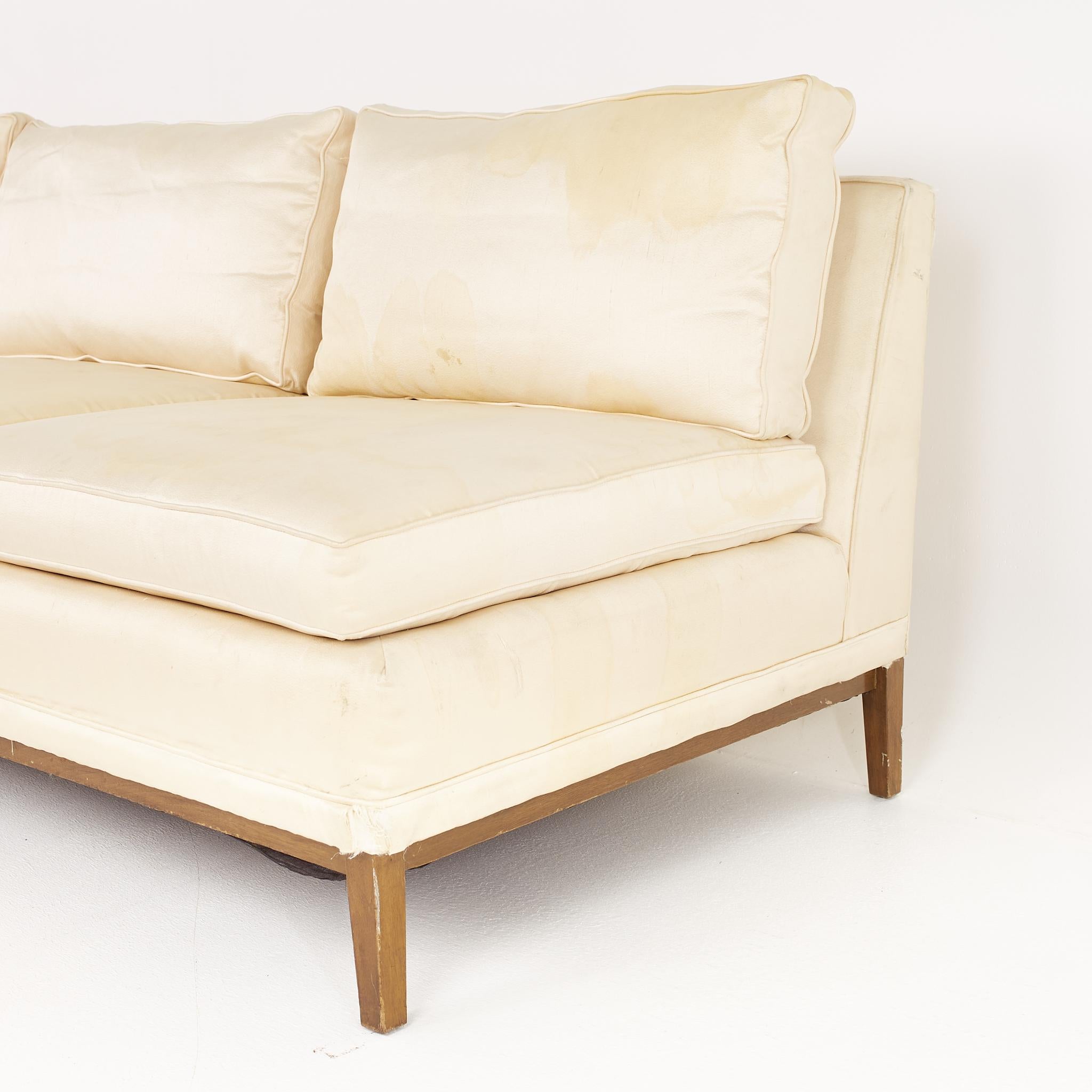 Großes Chaise Sofa von Paul McCobb aus der Mitte des Jahrhunderts im Angebot 1