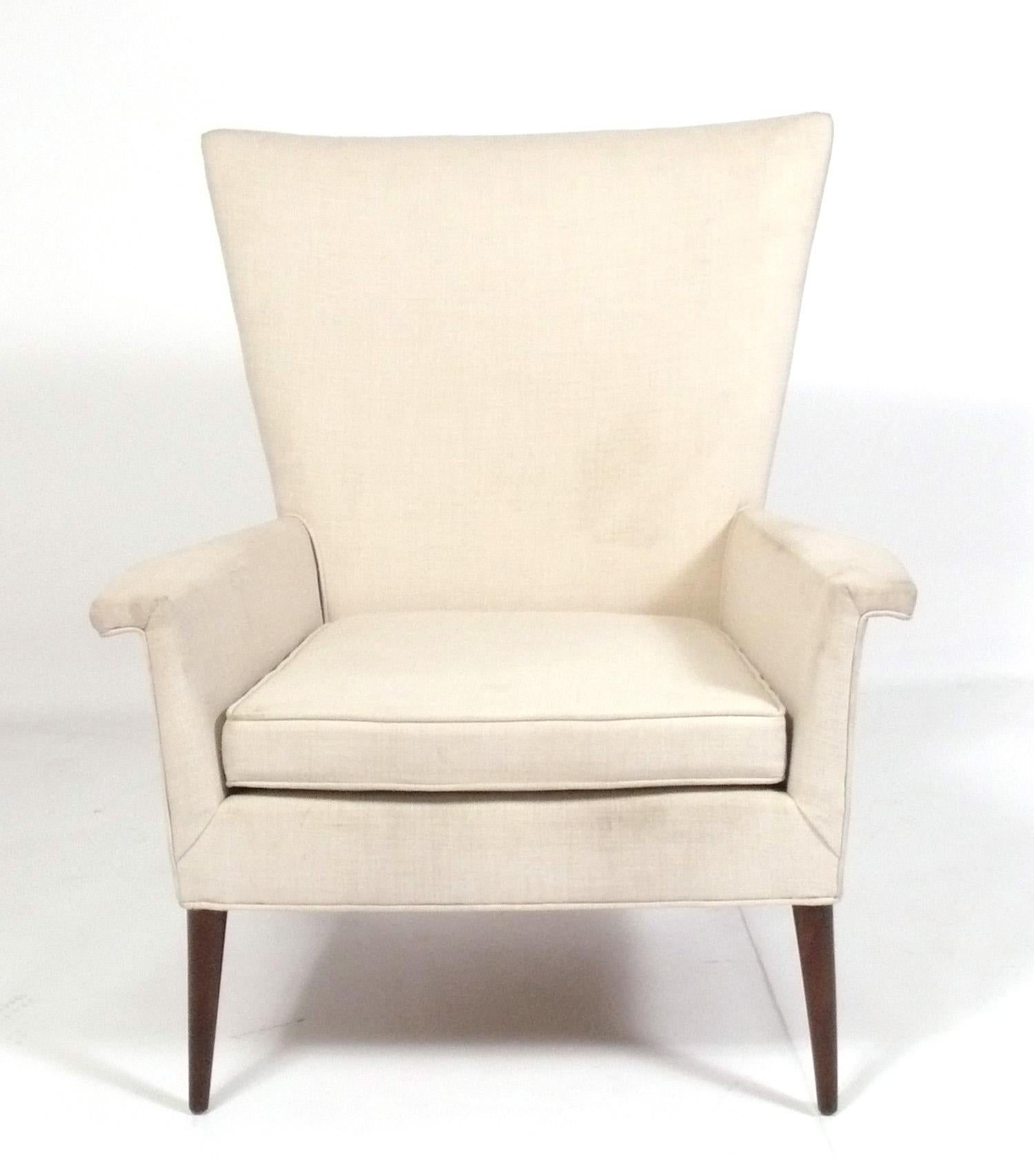 Mid-Century Modern Paul McCobb Mid Century Lounge Chairs Refinished & Reupholstered In Your Fabric For Sale
