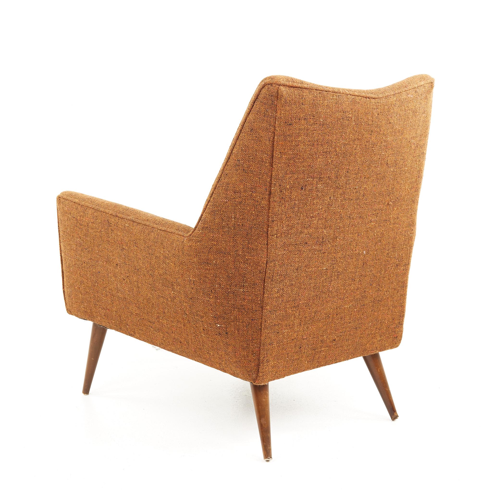 Paul McCobb Mid Century Lounge Squirm Chairs, a Pair 4