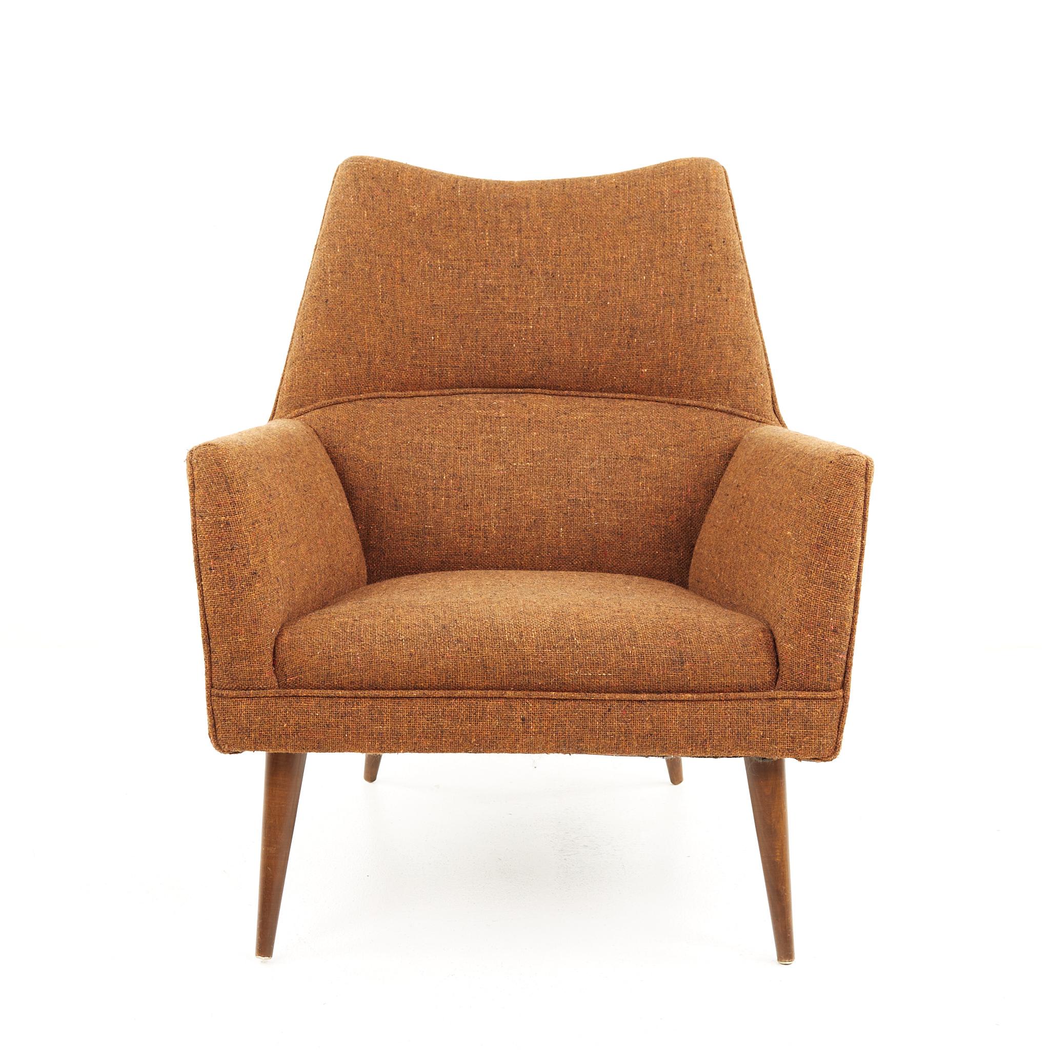 Paul McCobb Mid Century Lounge Squirm Chairs, a Pair In Good Condition In Countryside, IL