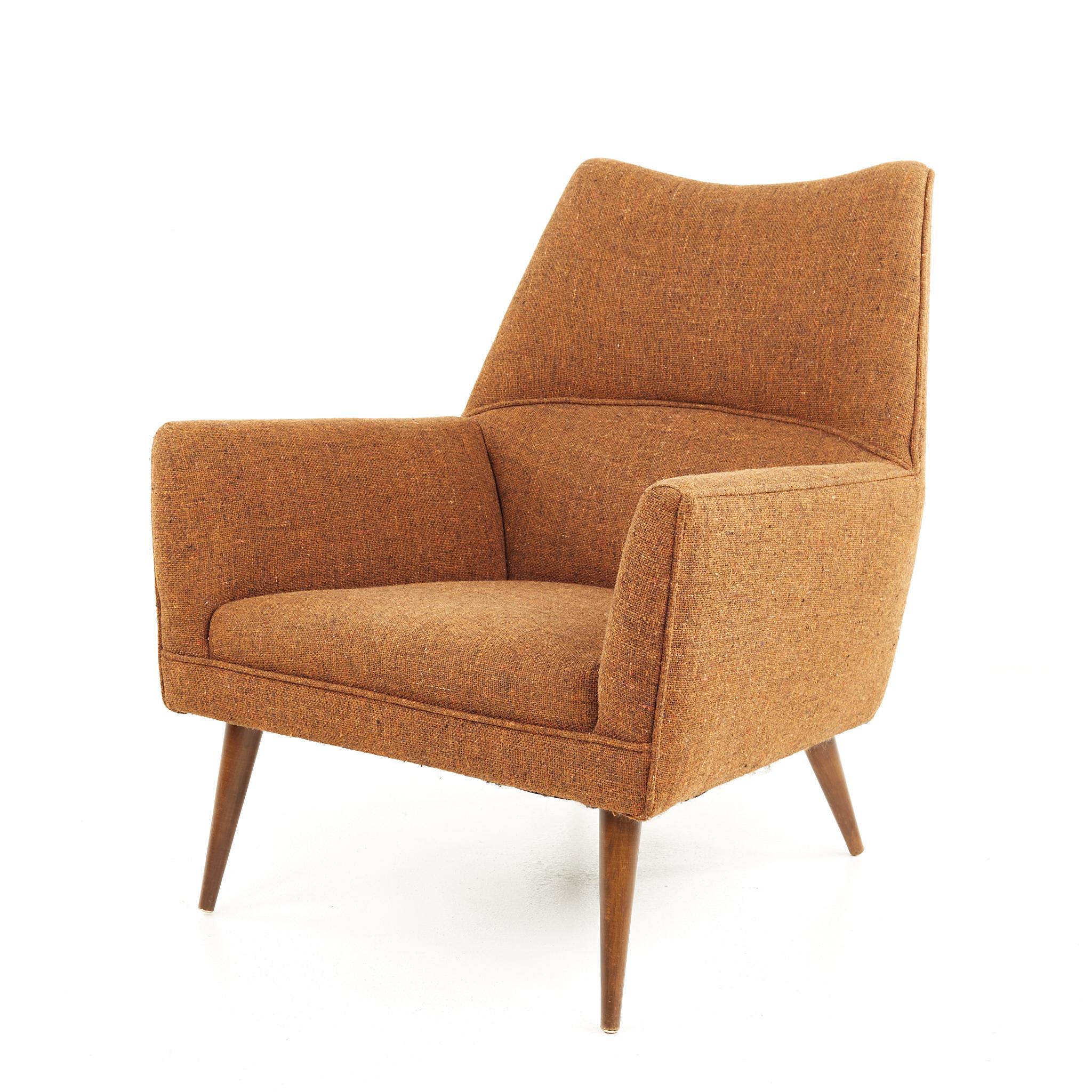 Late 20th Century Paul McCobb Mid Century Lounge Squirm Chairs, a Pair